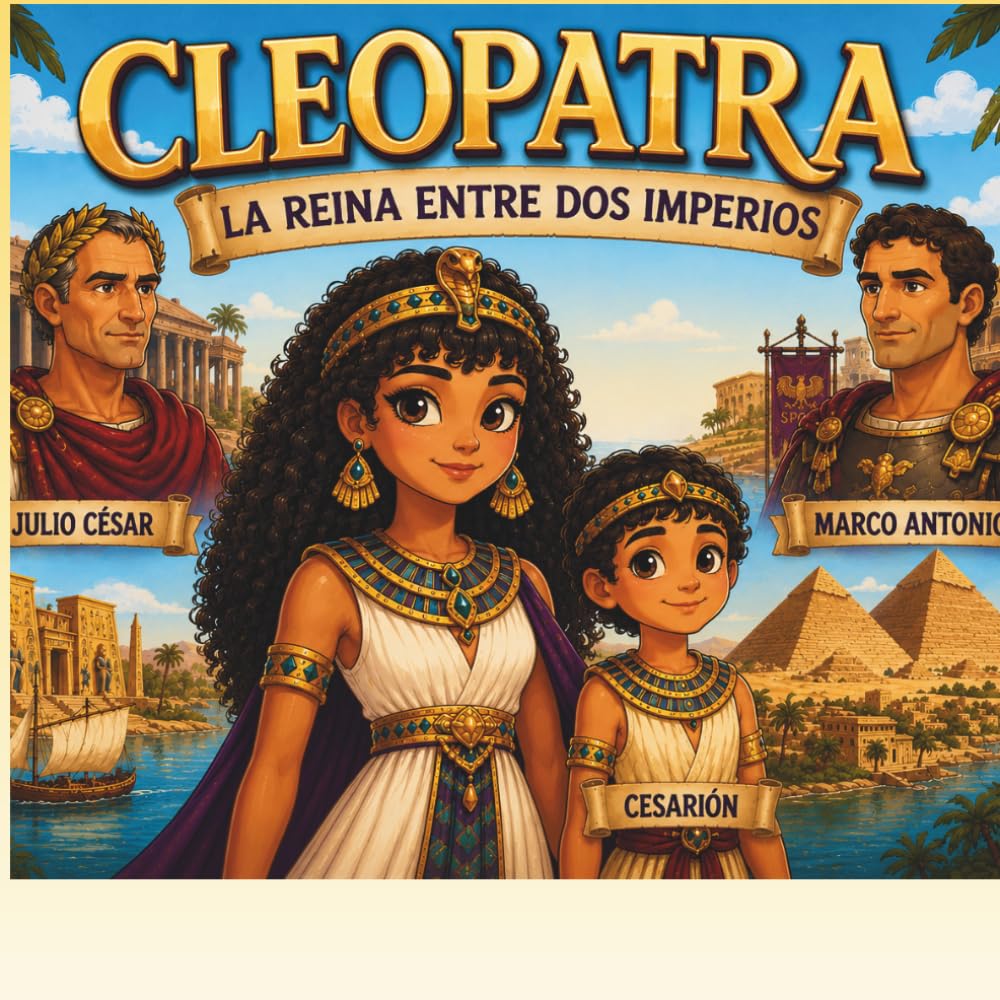 CLEOPATRA: La Reina Entre Doss Imperios (Pequeños Viajeros del Tiempo)