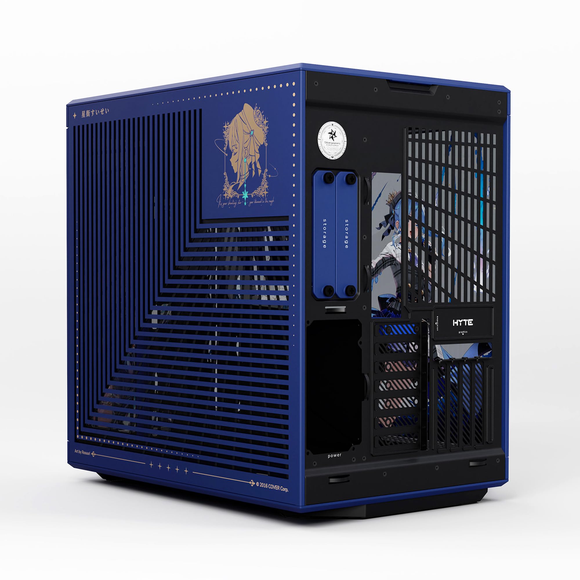 Amazon.co.jp: Hyte Y70 星町水星公式ライセンス商品 - ミッドタワー