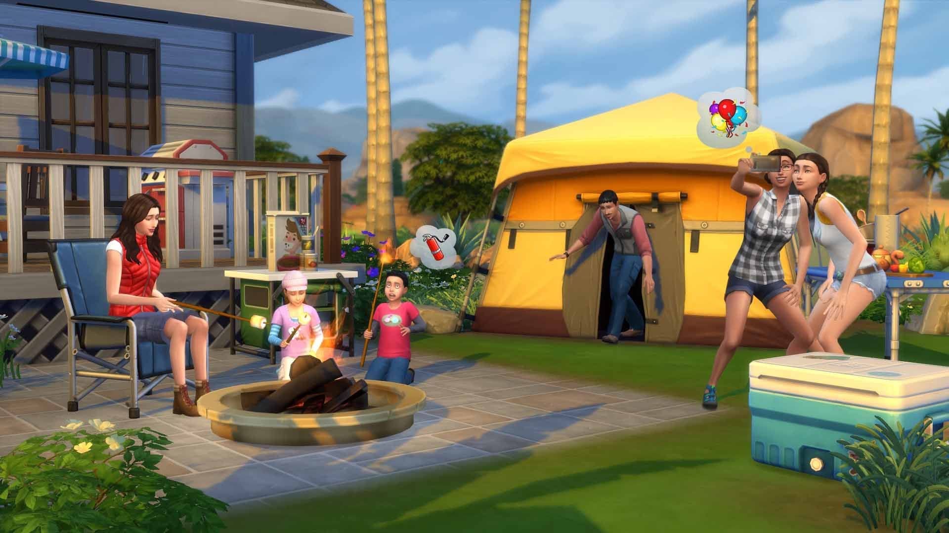 Die Sims 4 Bundle - An die Arbeit, Outdoor-Leben, Luxury Party Accesoires DLC | PC Download - Origin Code