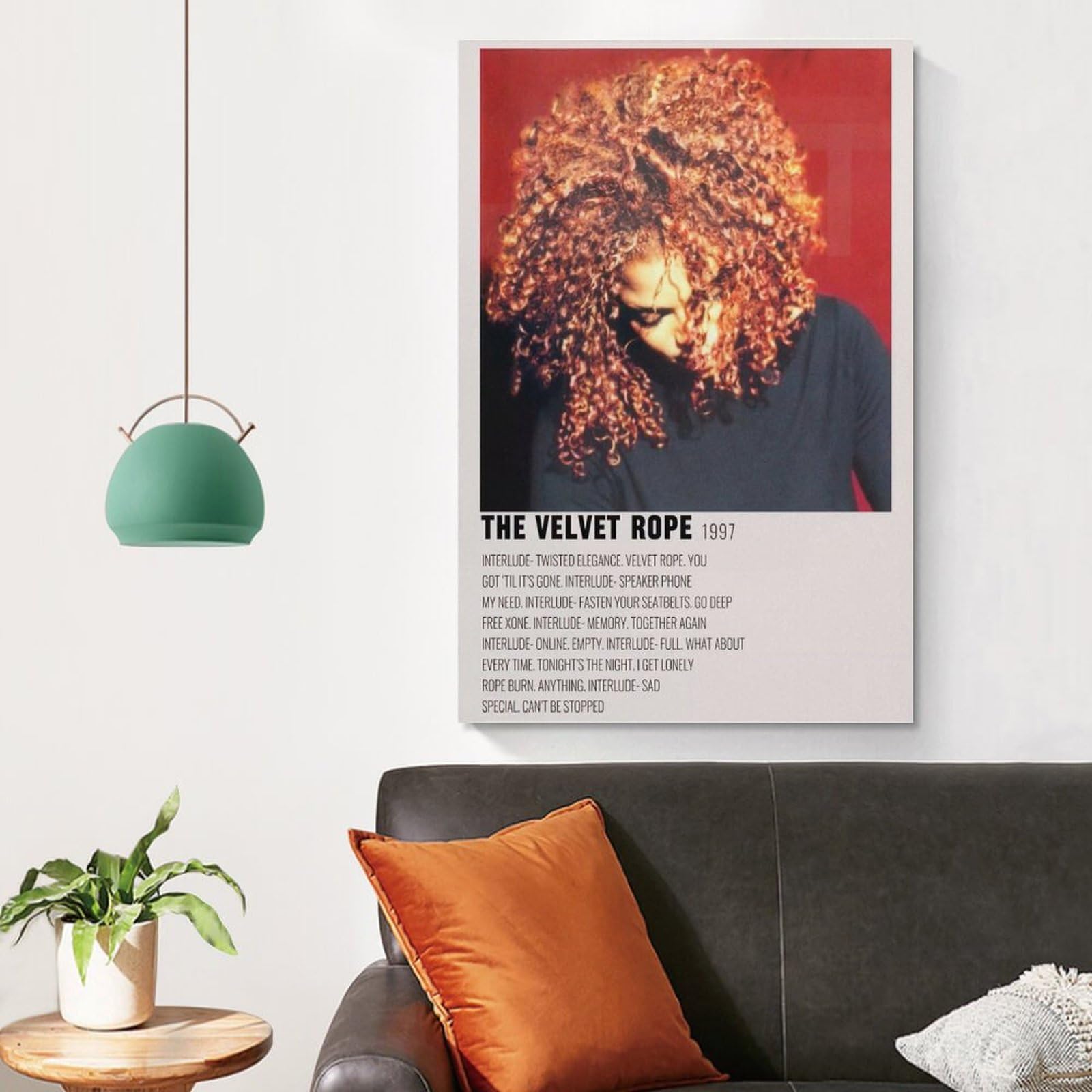 Amazon.com: IVNE HY5V Janet Jackson The Velvet Rope 1 Canvas