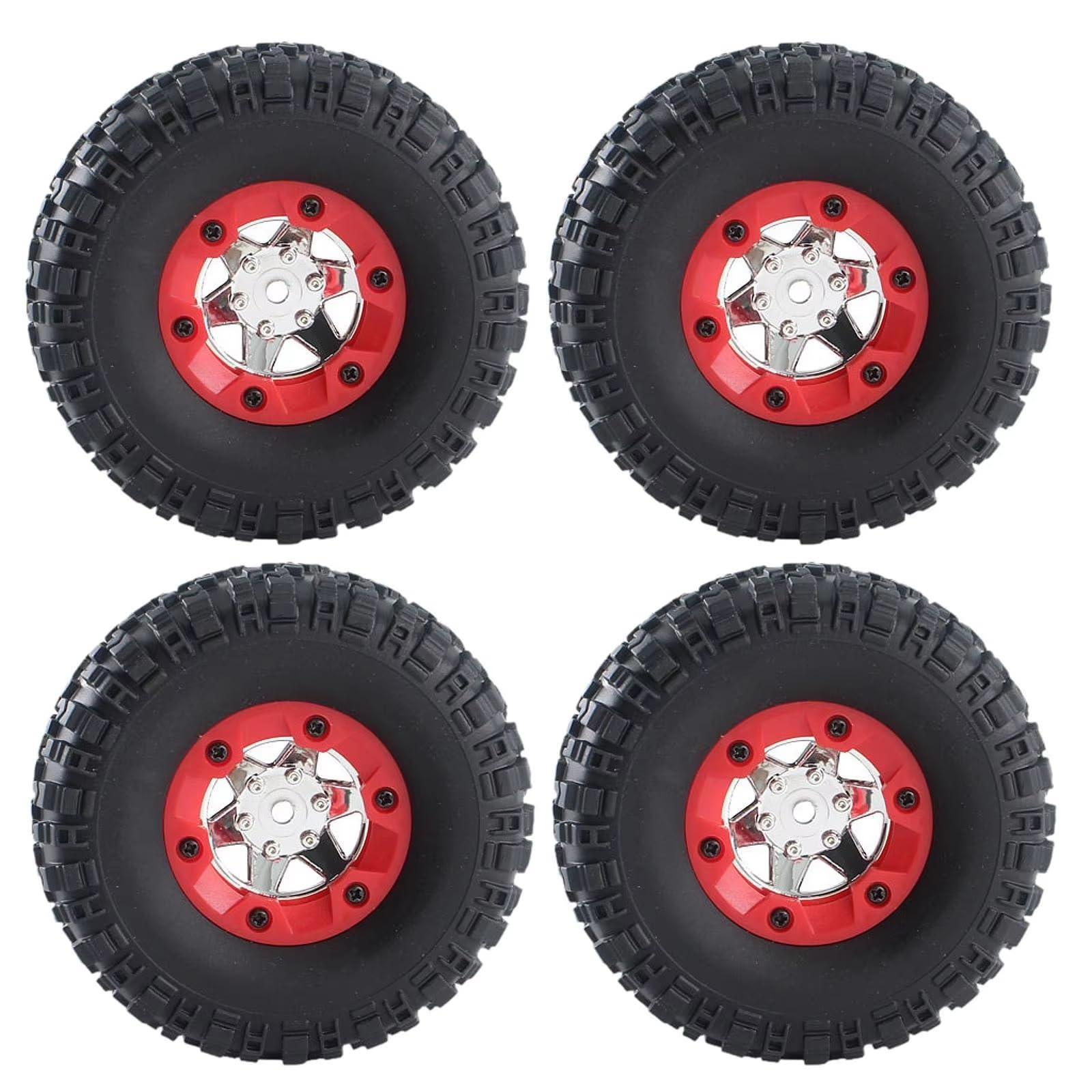 RC Auto Modell Zubehör Für 12428 1/12 4Pcs Räder Und Reifen Set Skala Crawler RC Ersatz Modell Zubehör Montieren Ersetzen Geändert Upgrade Teile