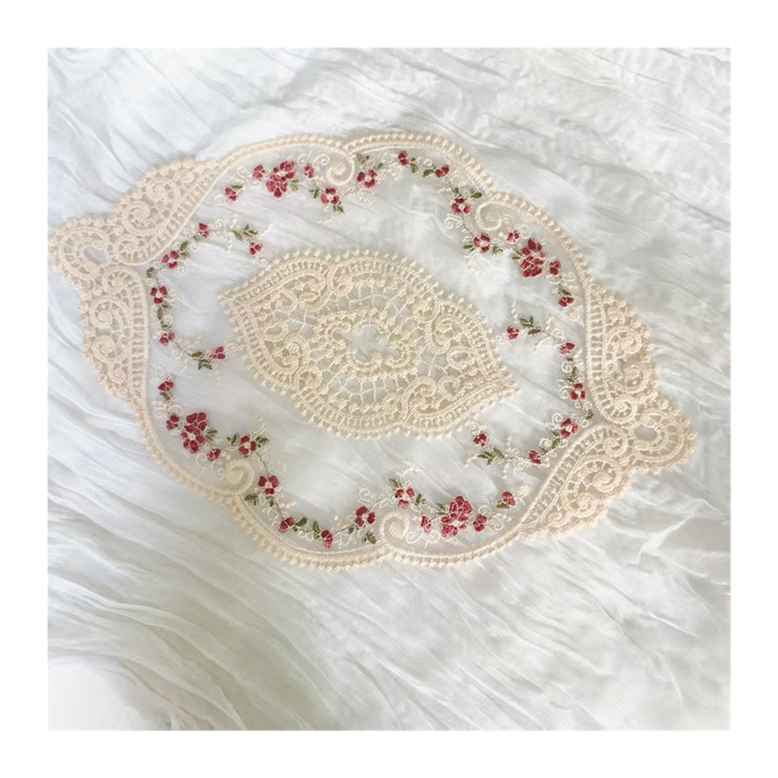 Napperon en dentelle vintage décoration mariage et maison 27x38