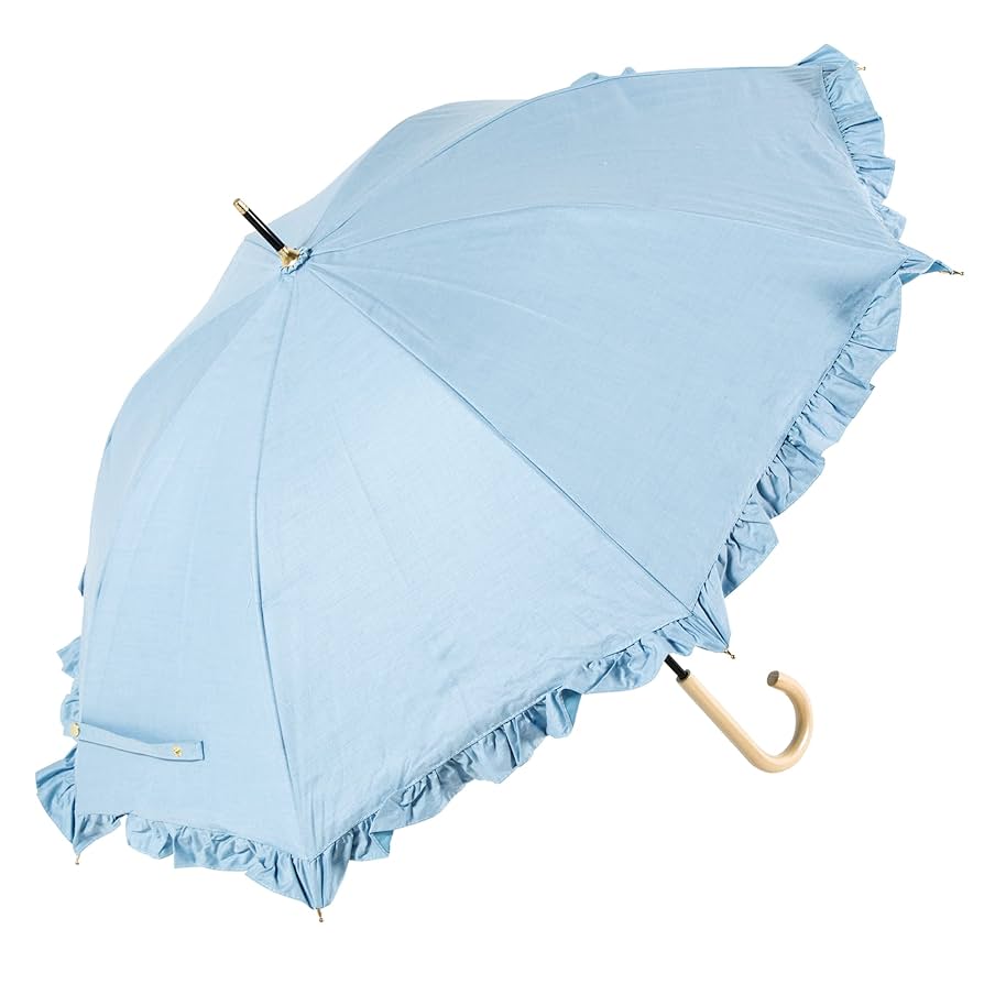 ダークブルー 装飾付き 長傘 晴雨兼用 71o190ogTqL._UF894,1000_QL80_.jpg