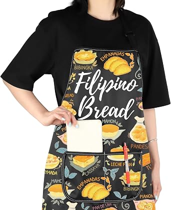 Philippines Bread Lover Gift Filipino Bread Apron Pinoy Cuisine Kitchen Gift Baker Baking Lover Apron
