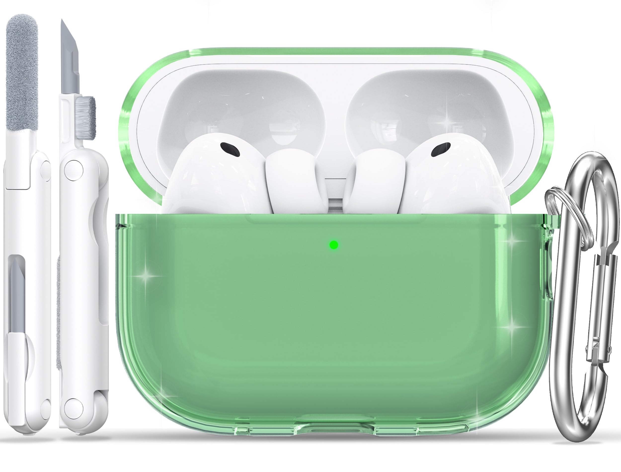 Amazon | RFUNGUANGO for AirPods Pro 3ケース 透明ソフトTPUケース