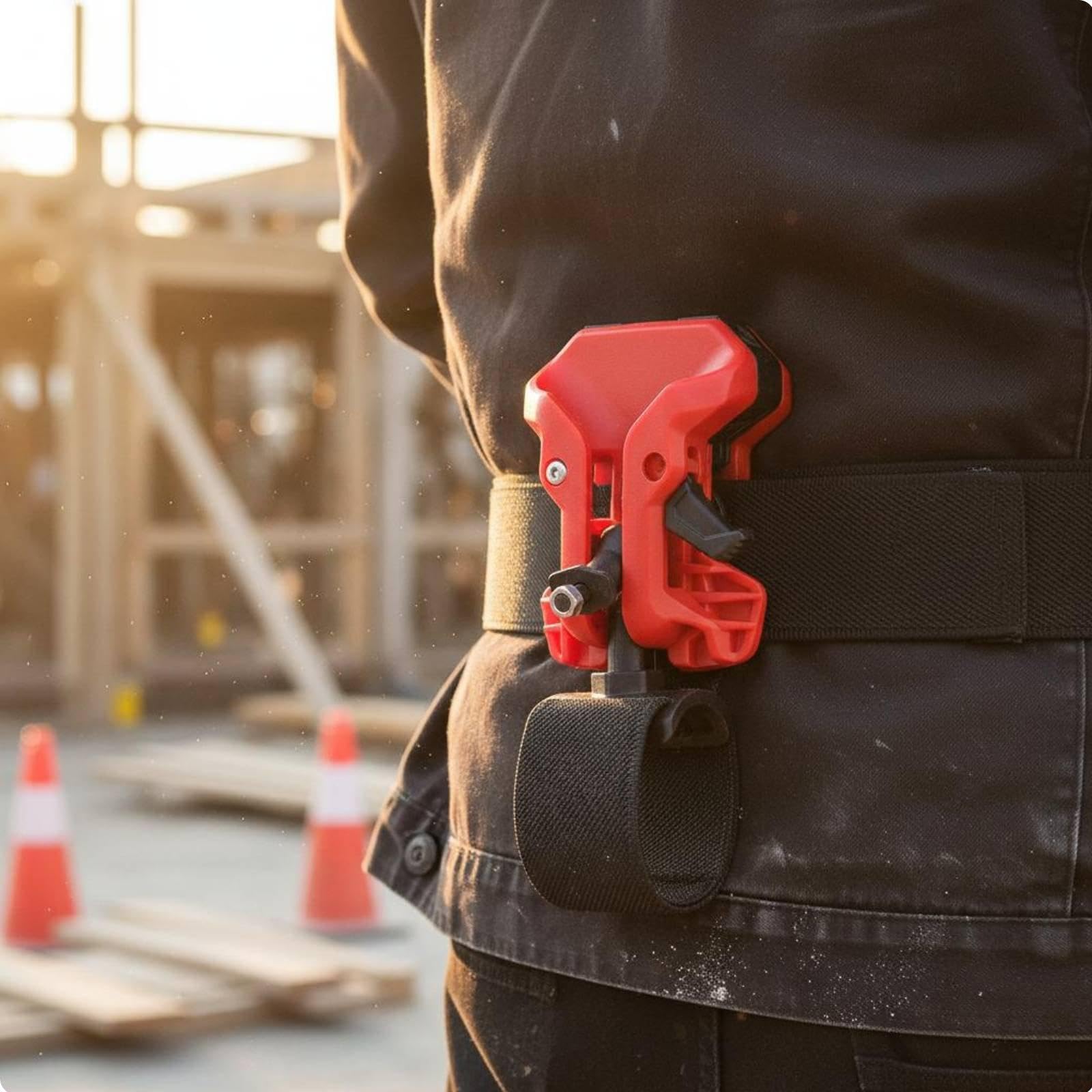 Power Tool Belt Clip One-Handed Quick Release Tool Holder Heavy Duty Electric Drill Belt Hanger for Electricians, Carpenters, Rooftop-image-13