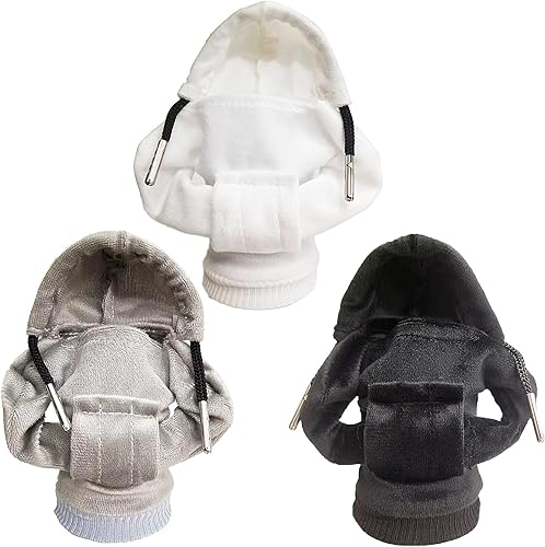 Funda con capucha para palanca de cambios de automóvil, mini sudadera con capucha para palanca de cambios de automóvil, accesorios interiores