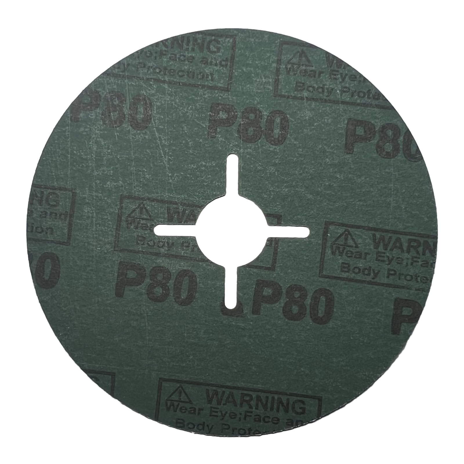 Fiberscheiben 125mm - Körnung P80-10 Stück - Hohe Abtragsleistung - Lange Lebensdauer - Schleifscheibe für Winkelschleifer, Fiberschleifscheibe