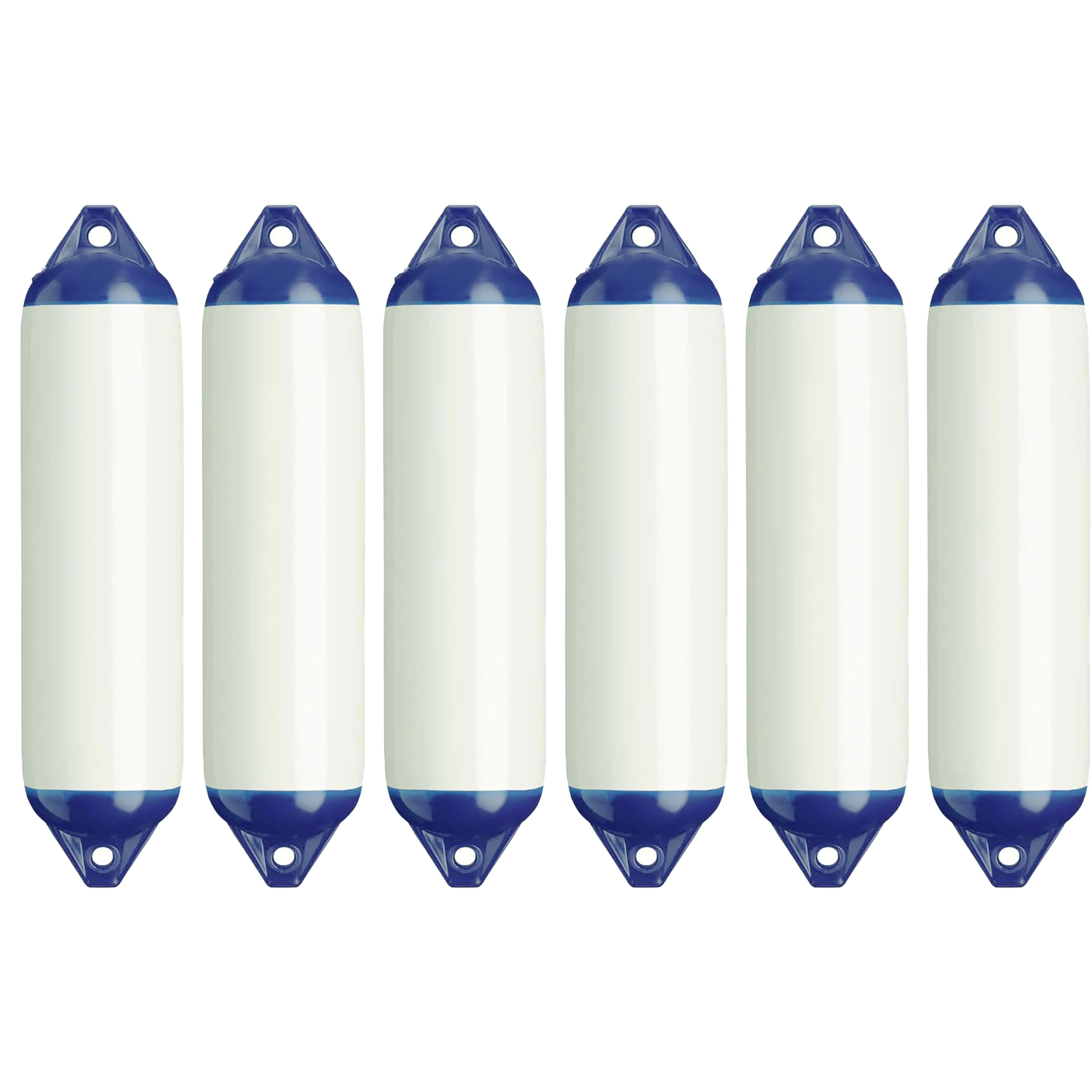 Kit Parabordi Barca Tipo Majoni, Multipack 2/4/6 unità, Dimensioni F0 12x45, F1 15x58, F2 21x62, F3 24x70 cm