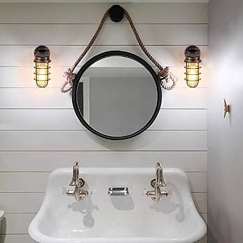 インポート　ライト　オブジェ Amazon.co.jp: KY LEE 壁ライト 船舶照明 ブラケットランプ 間接