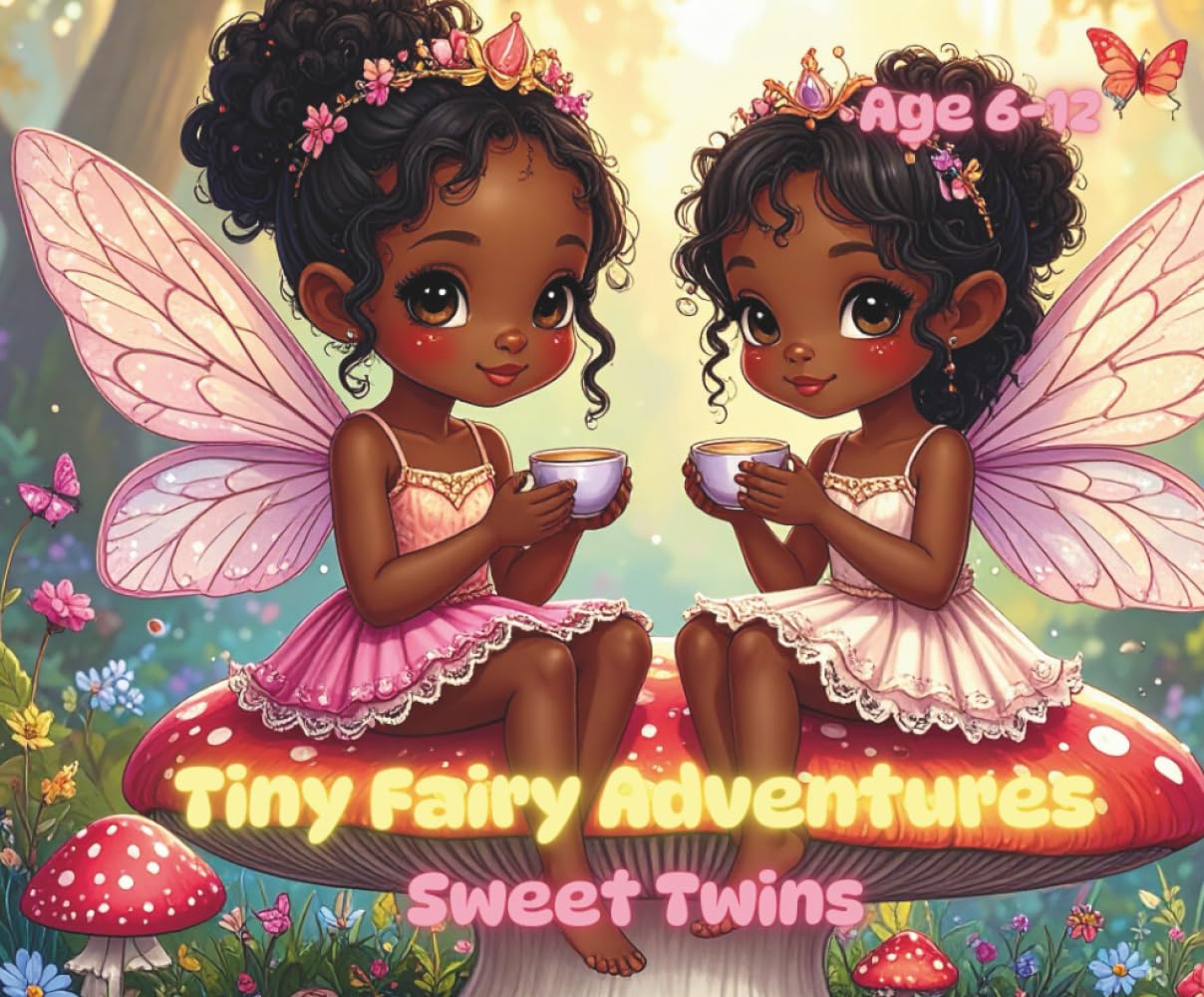 Fairy Adventures: Sweet Twins – 50 Adorable Fairy Coloring Pages for Kids | Cute Twin Fairies, Magical Forest Scenes, and Enchanted Adventures for ... – Cute and Magical Coloring Books for Kids)