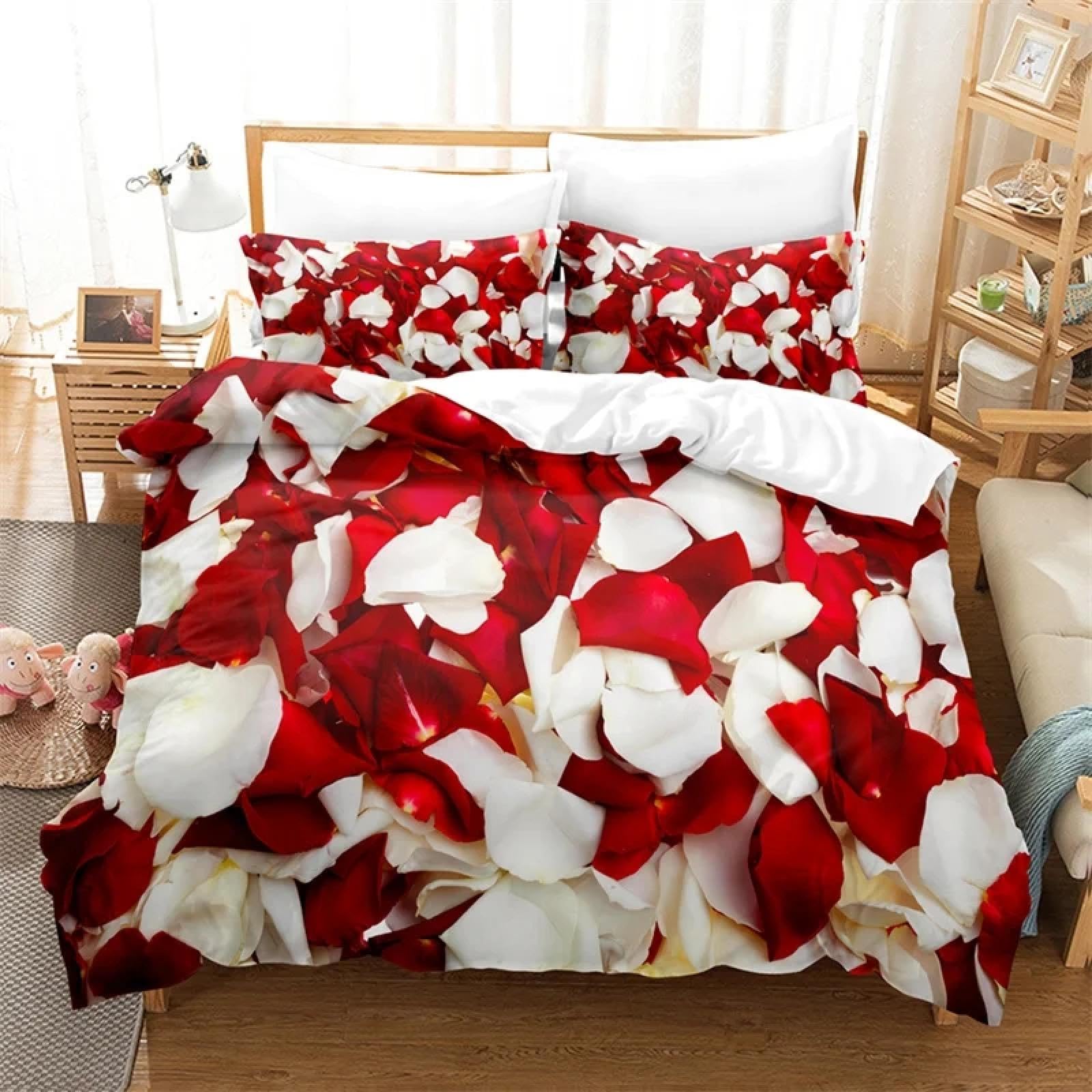 Housse de couette roses et fleurs : fini la chambre triste, offrez un décor végétal à votre fille