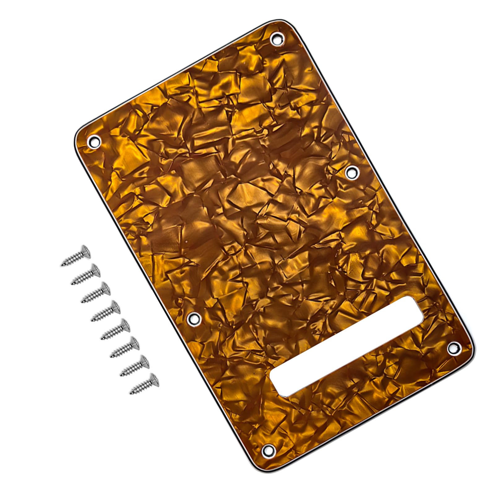 Musiin Electric Guitar Back Plate Compatible with Strat/Stratocaster Tremolo Cavity Cover