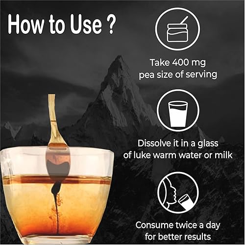 Miniatura 4 de Shilajit puro del Himalaya 100% natural para hombres y mujeres, probado con más de 85 minerales traza y rico ácido fúlvico de 20 gm