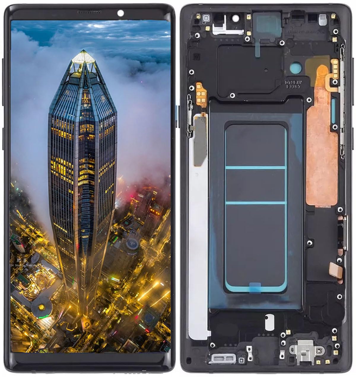 (Incell) Zespół wyświetlacza LCD do Samsung Galaxy Note9 (Note 9) SM-N960F/DS, N960U, N960U1, N960F, N9600, N960N, N960W, N960X, SCV40 zestaw do wymiany ekranu (czarny)