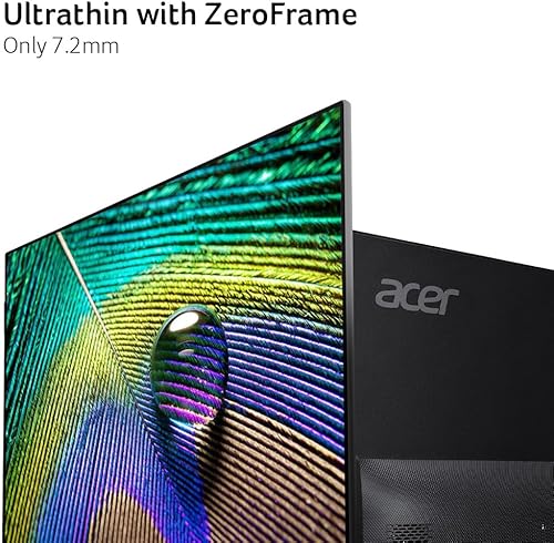 Miniatura 7 de acer SB272 Monitor IPS ZeroFrame ZeroFrame de 27 pulgadas FHD (1920 x 1080P)  Tecnología AMD FreeSync  Diseño ultrafino  Respuesta de 100Hz
