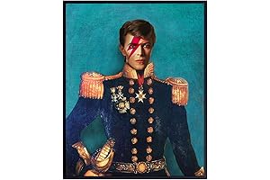 David Bowie Wall Art: 'Ziggy Stardust' Icon Immortalized in Vintage Art Print