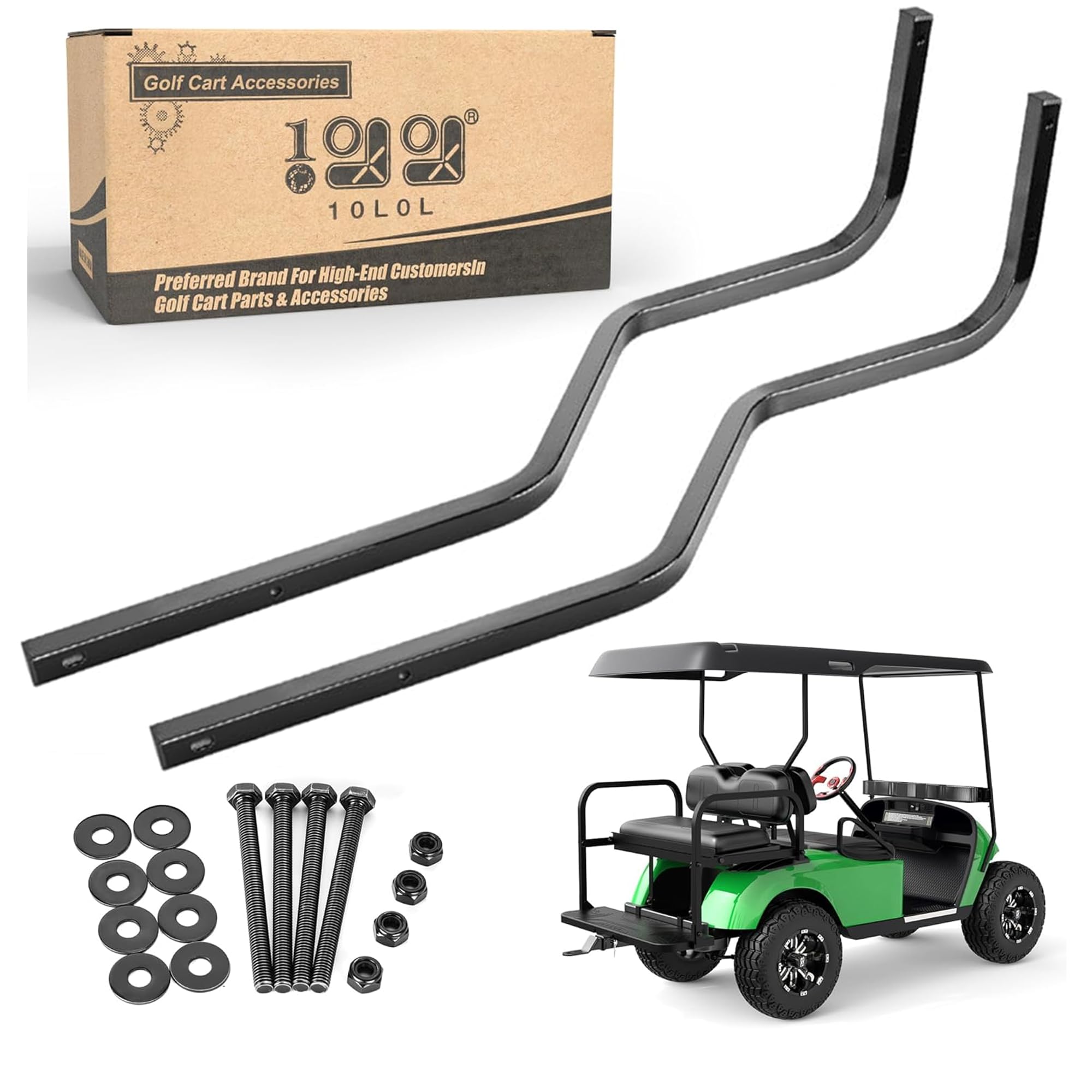 Photo 1 of ***FACTORY SEALED***10L0L Heavy Duty Golf Cart Brackets for EZGO TXT Long Roof