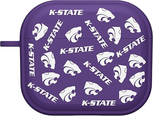 Vista 9 de AFFINITY BANDS Kansas State Wildcats HDX - Funda compatible con Apple AirPods Gen 3 (negro clásico)