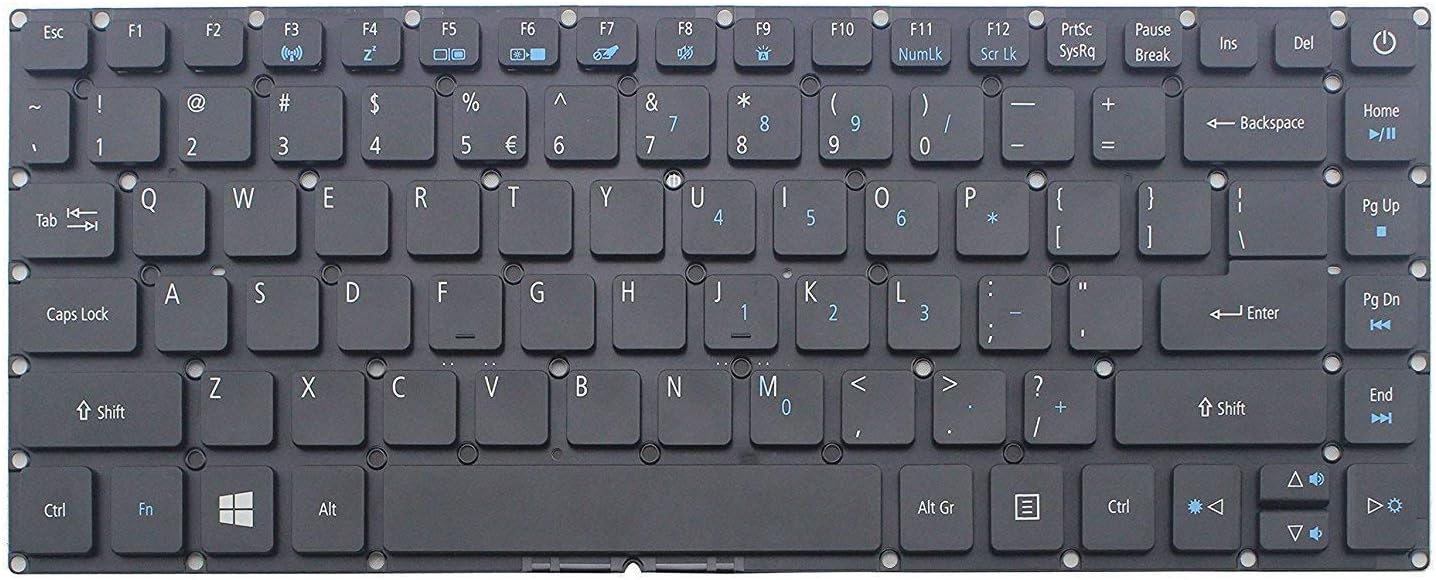 New US Black English Laptop Keyboard (Without palmrest) for Acer Aspire A114-31 A314-31 A114-32 A314-32
