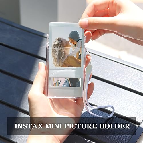 Miniatura 5 de WOGOZAN Accesorios para Fujifilm Instax Mini EVO Funda Híbrida Digital Cámara de Película Instantánea con Soporte de Fotos y Álbum y Marcos,