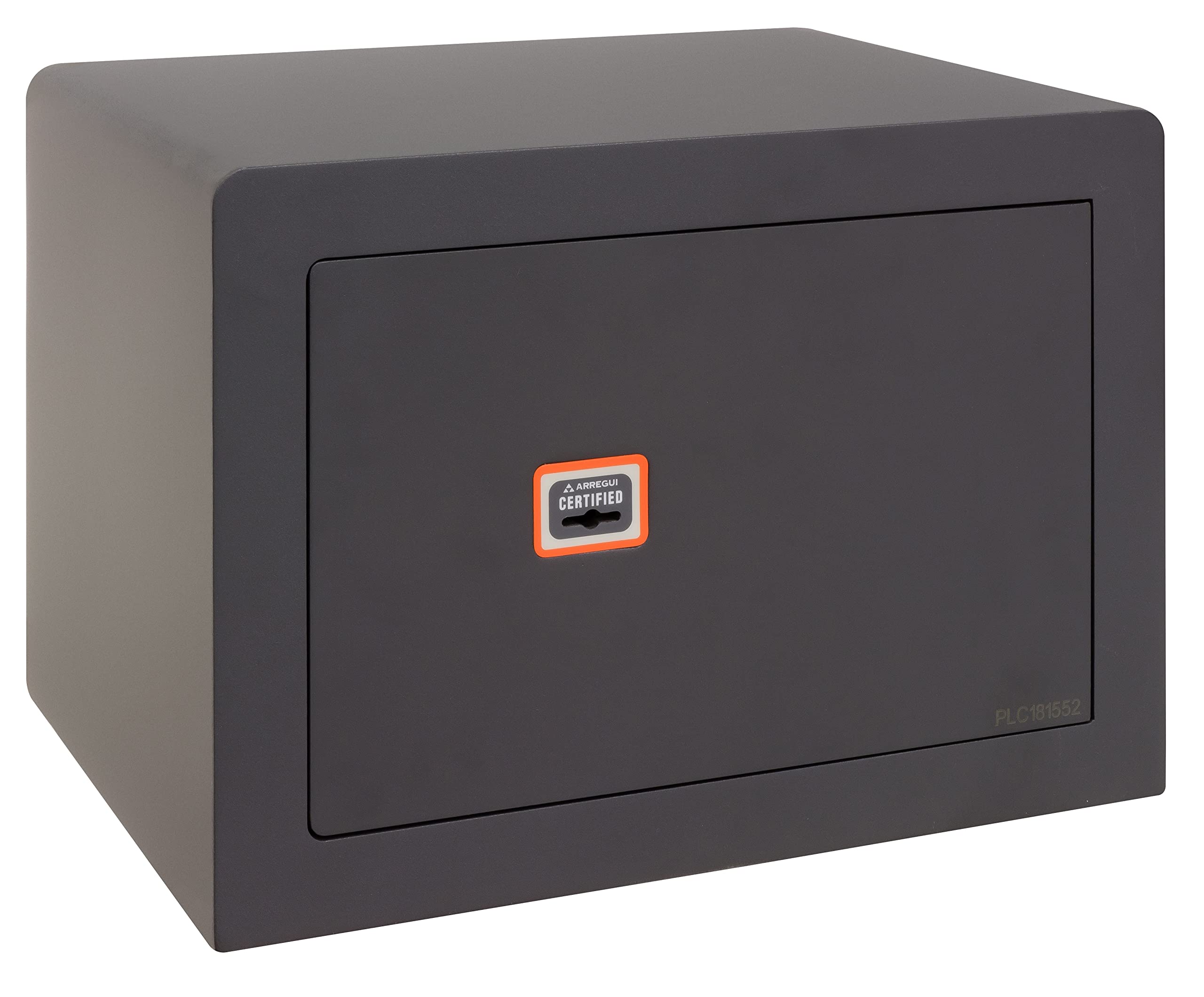 ARREGUI Plus C 180340 Coffre-fort à clé en acier facile d'utilisation | Coffre-fort de sécurité serrure à clé certifiée pour la maison et pour professionel | Armoire forte | 27 x 38,5 x 30 cm | 23L