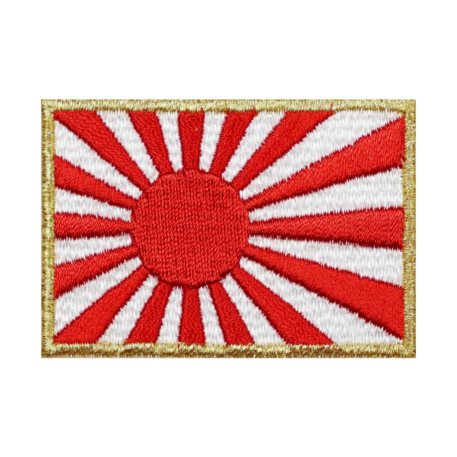 Amazon | アイロン接着 JAPAN サバゲー ワッペン 日本製 海軍旗 旭日旗
