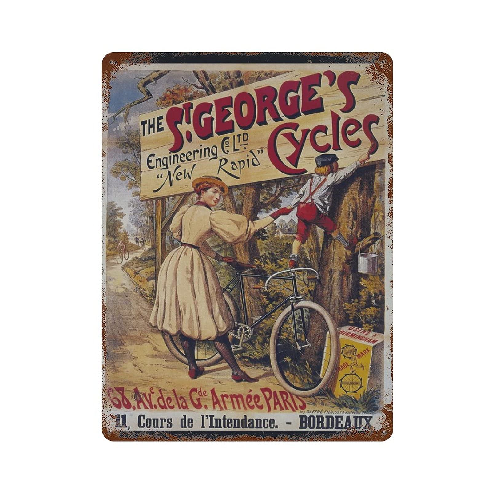 Photography Knowledge Retro Metal Iron Painting Tin Sign Wall Decor Poster Aluminum Plaque 15.7"x11.8"