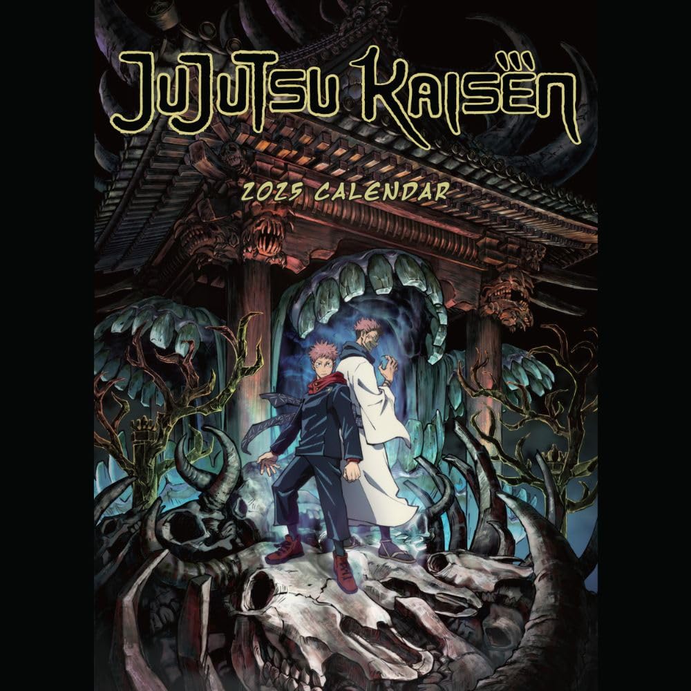 2025 Calendar Jujutsu Kaisen Month to View Square Calendar Official Product