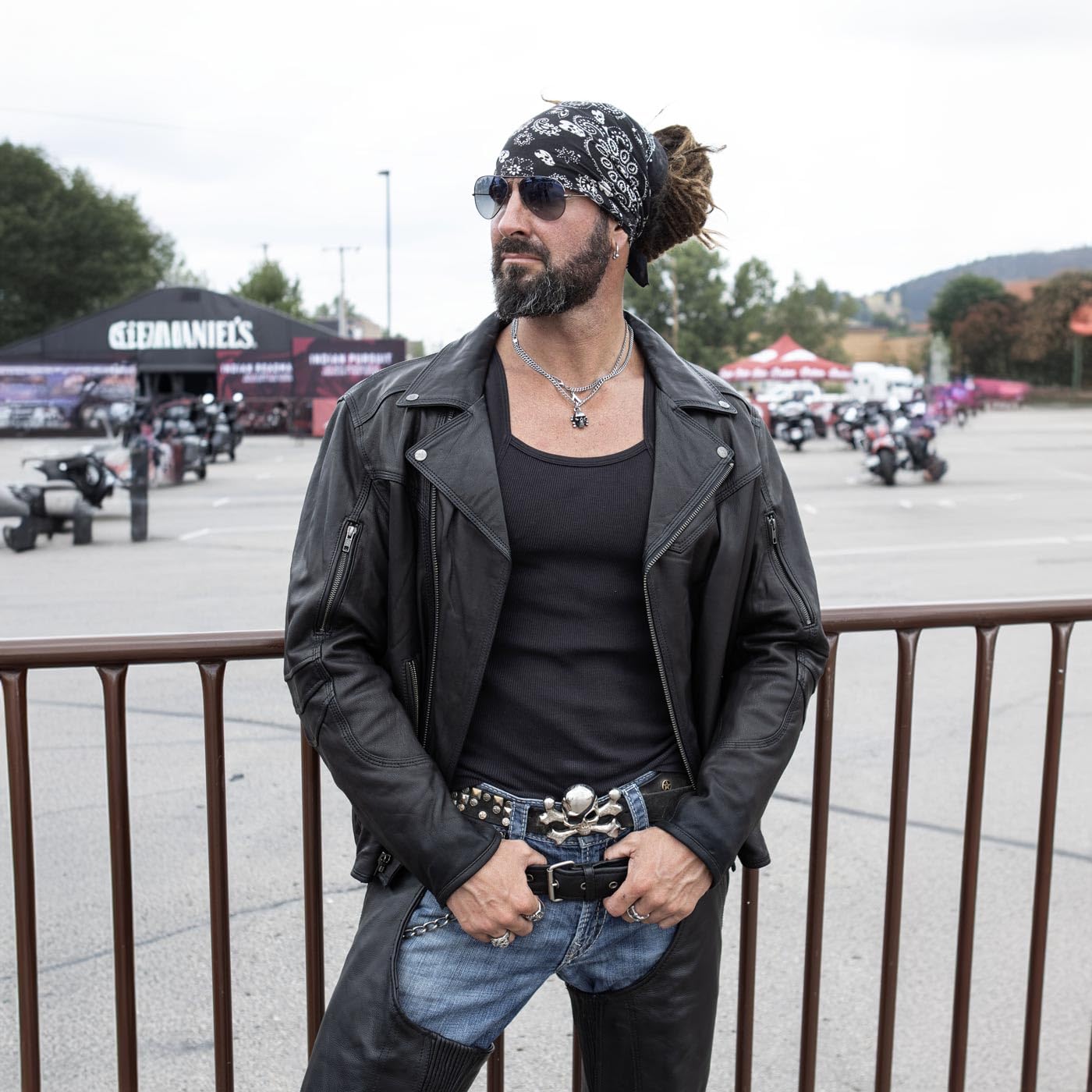 ジャケット・アウター Mmm Amazon | Milwaukee Leather MLM1516 Men's Triple Stitch Black