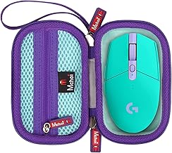 Mchoi Hard Carrying Case Suitable for Logitech G305 Lightspeed Wireless Gaming Mouse, Shockproof Waterproof Teal Wireless Gaming Mouse Protective Case, Case Only