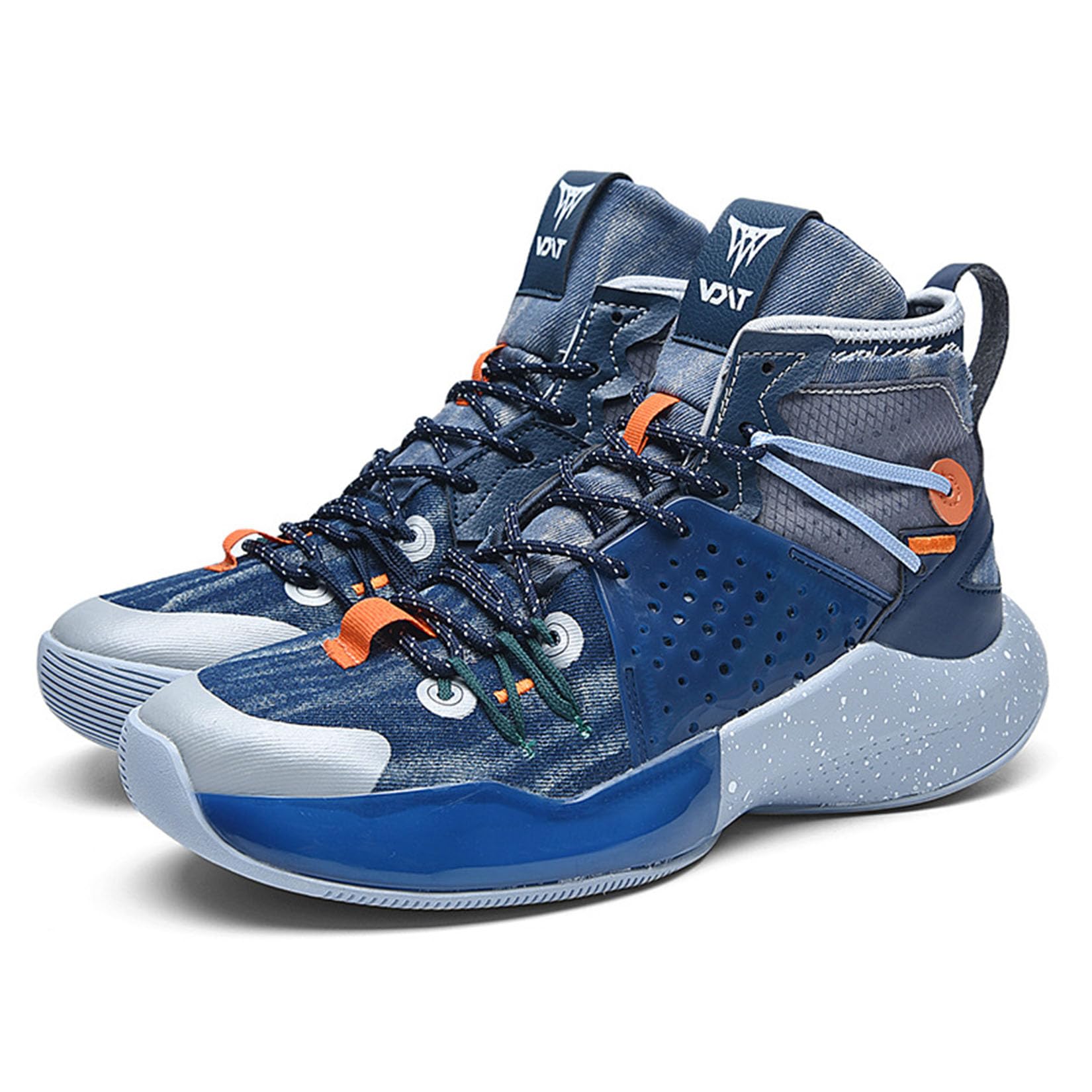 Wysokie Buty Do Koszykówki Chłopców Męskie Buty Treningowe Cementowe Buty Sportowe(45 EU, Z2)