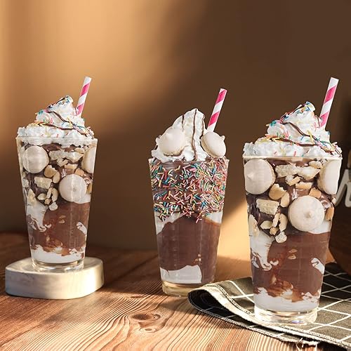 Miniatura 4 de ALIMOTA Vasos de plástico acrílico irrompible vasos de plástico para beber 13 onzas juego de 4 a prueba de roturas apto para lavavajillas sin BPA