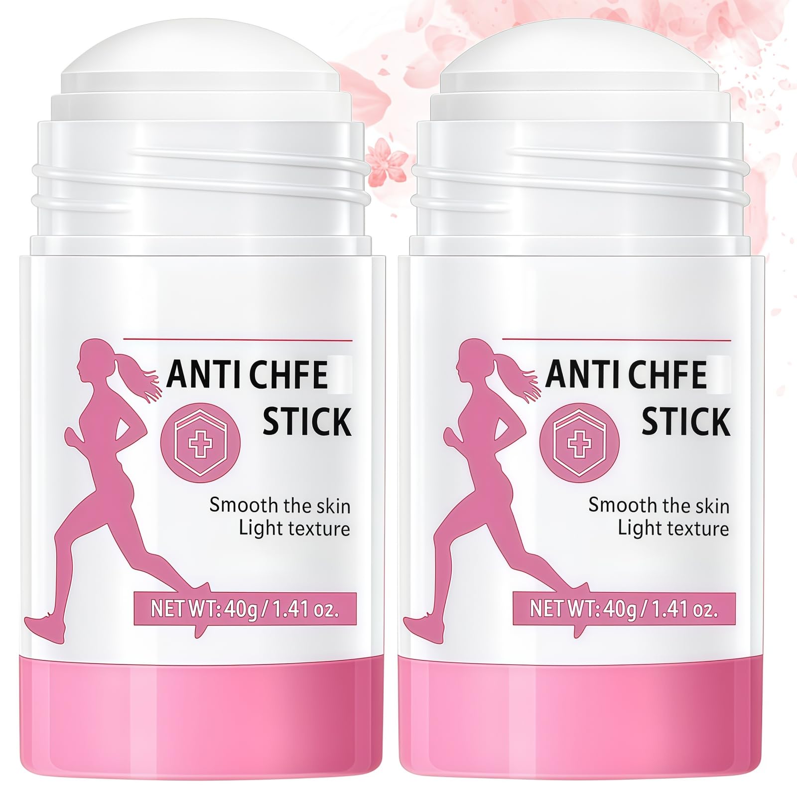 2PCS Anti Cha/fe Balm,Anti Fric/tion Stick for Women,Long-Lasting Anti Cha/fing Cream Stick,Body Gli/de Anti-Ch/afe Balm for Running&Under Breasts,Cha/fing Stick for Thighs&Heel,Gentle&Skin-Friendly