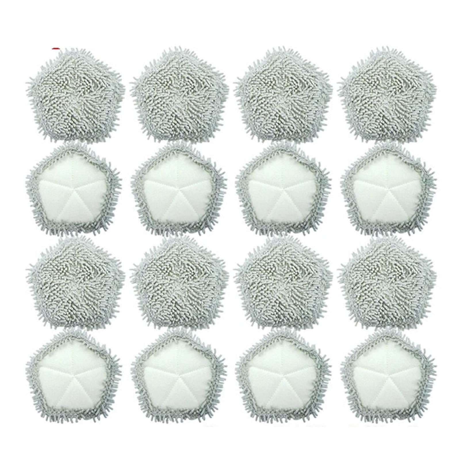 Nedvlajfot Women's 16Pcs Mop Cloth Self-Cleaning Robot Vacuum And Mop Accessories，Compatible For Dreame ， W10 & W10 Pro(16Pcs)