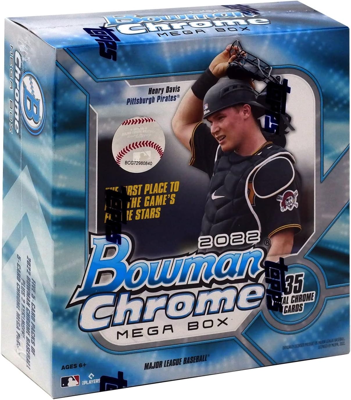 2022 Bowman Chrome Mega Baseball Box 35 Total Chrome Cards Thumbnail