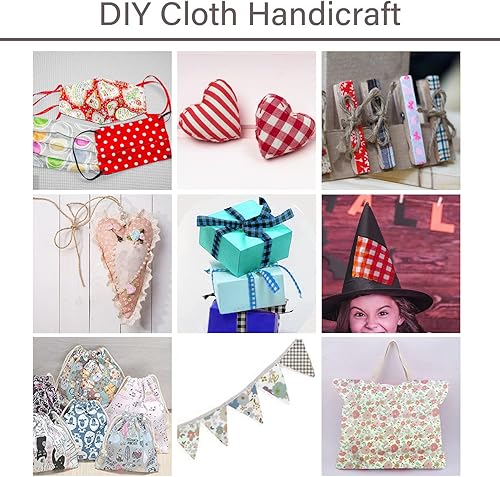 Miniatura 5 de levylisa 8 piezas de 18 x 22 pulgadas (18.1 in x 22.0 in) algodón 100% estampado floral suministros de costura tela para acolchar patchwork,