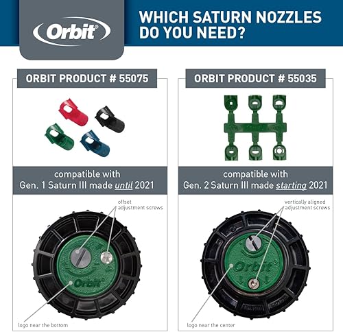 Miniatura 2 de Orbit 55035 Estante de boquillas para rociadores de agua Saturn IIIIV y Titan Gear-Drive Rotor