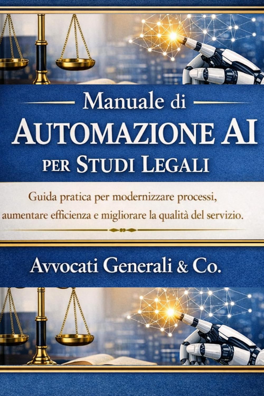 Manuale di AUTOMAZIONE AI per studi legali: Guida pratica per modernizzare processi, aumentare efficienza e migliorare la qualità del servizio