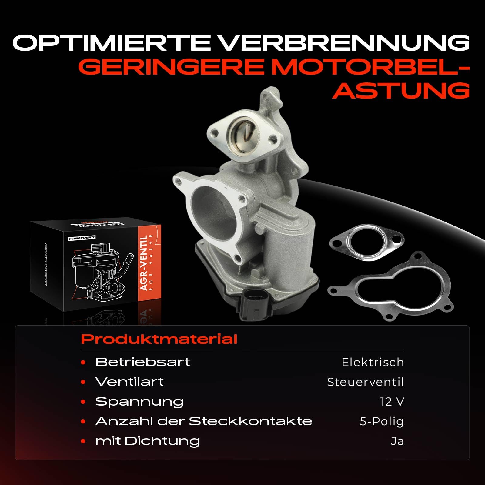 AGR-Ventil Abgasrückführung für A4 8EC B7 A4 Avant 8ED, B7 A6 4F2, C6 A6 Avant 4F5 C6 2.0L Diesel 2005-2008 03G131501J