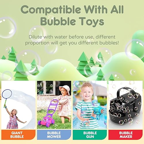 Miniatura 7 de Zerhunt Pistola de burbujas y solución de burbujas