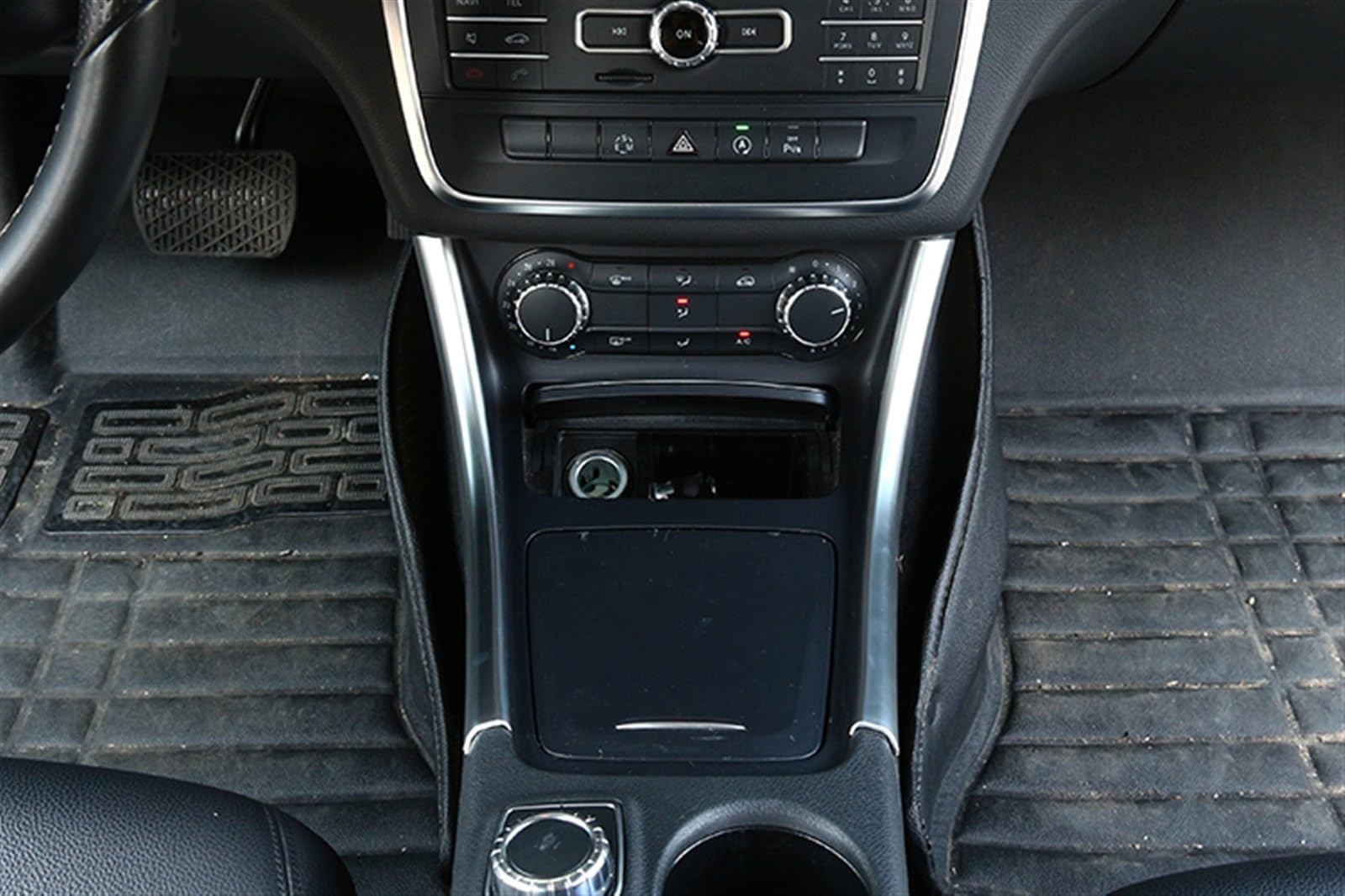 Silberne Multimedia-Tastenaufkleber Für Mercedes A-Klasse (2013–2018), B, CLA (2014–2019), GLA (2015–2019)