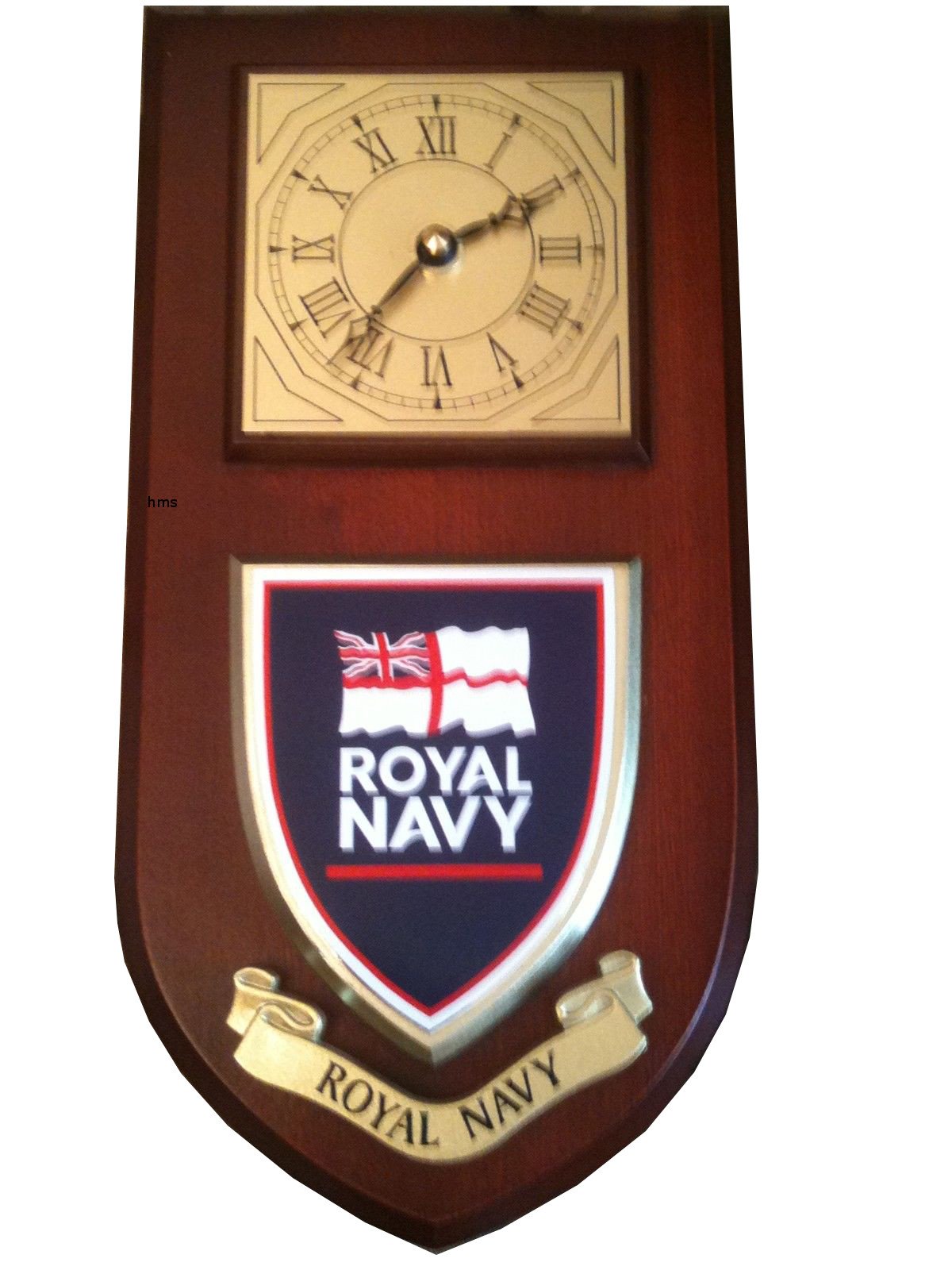 Hunting And Military Store Royal Navy Regimental Military Wall Plaque & Clock
