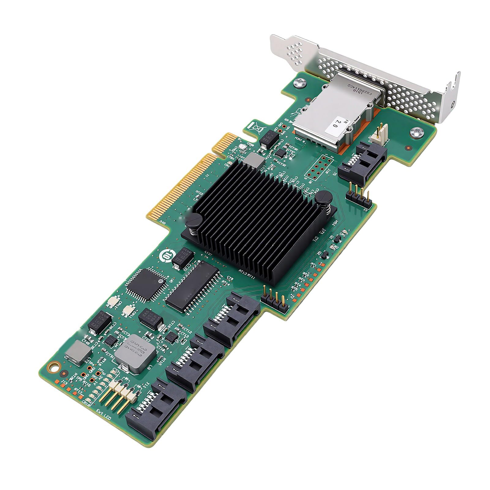 ASHATA Kontroler RAID SAS 9212 4i4e‌, 8 Portów, Magistrala PCIe 2.0 X8