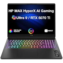 HP HyperX OMEN 16 MAX 5070 Ti Gaming Laptop QHD+ OLED, Ultra 9, 64GB/2TB