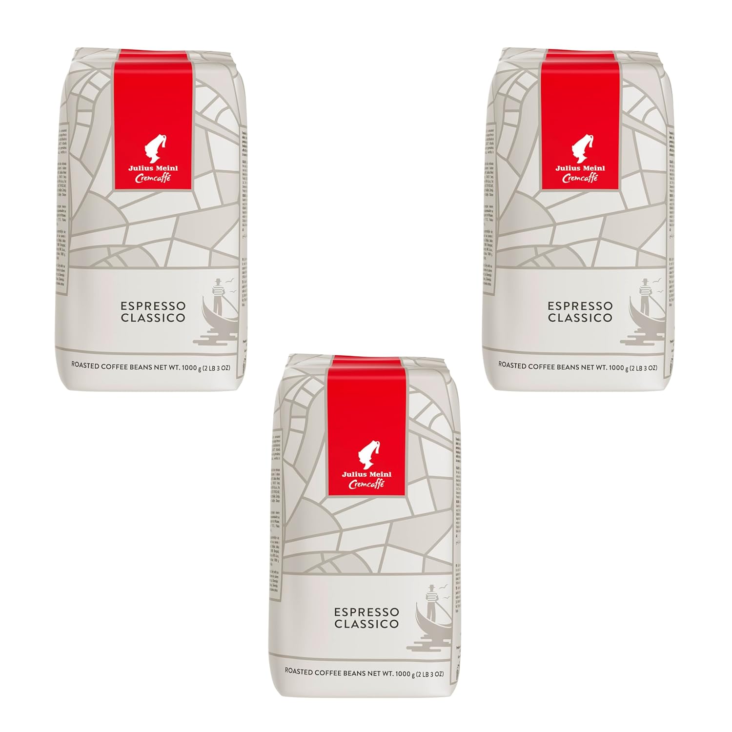 Julius Meinl: "Crema Espresso Classico," Medium Roasted Coffee Beans, 1kg / 35oz (3, 35.2 Ounce (Pack of 3))