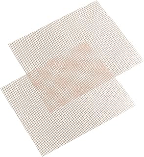 NUSITOU 2 Pçs Tapete Antiaderente Para Grelhar Tapete Para Grelhar Tapete Para Grelhar Diamante A Carvao Tapete Para Churrasco Ao Ar Livre Para Grelhar Tapete Sólido Para Piquenique Para
