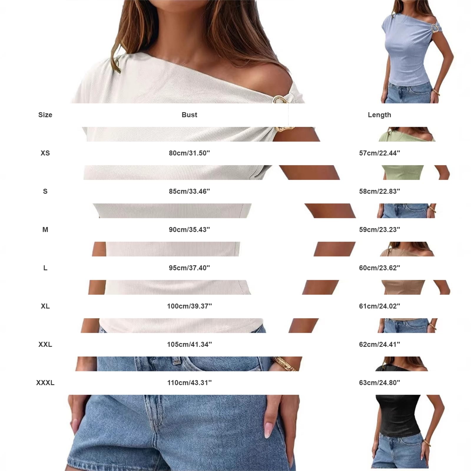 Top de un solo hombro para mujer, elegante, hombro izquierdo, camiseta de verano, camiseta lisa de manga corta, elegante, camiseta ajustada, sexy, camiseta, moda, blusa, blusa para salidas y noches