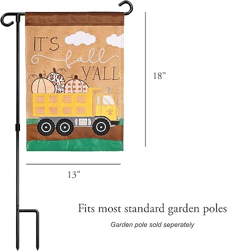 Miniatura 4 de Magnolia Garden It's Fall Y'all - Bandera de jardín de poliéster de 13 x 18 pulgadas