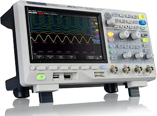 Siglent SDS1204X-E 200MHz 4-Channel Super Phosphor Oscilloscope - 1GSa/s, 14Mpts Memory, Serial Decoding